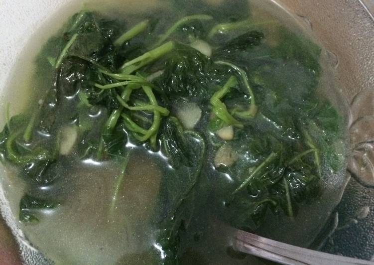 Sayur Bayam ala anak Kos