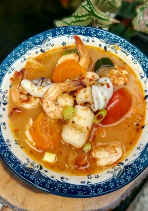 Foto resep 87. Tom Yam Goong (Tom Yam Seafood)