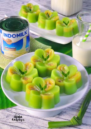 Foto resep Nagasari Pandan Cetak