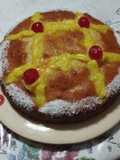 Torta Matera con crema pastelera