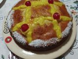 Torta Matera con crema pastelera