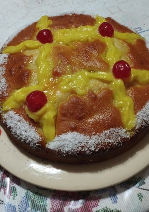 Una foto de Torta Matera con crema pastelera