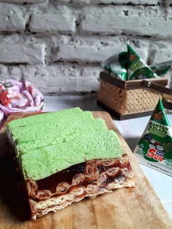 Cara Mudah Membuat Resep Bingka Kayapu Lapis Puding yang Lezat Sekali Anti Ribet, Mantap Sekali