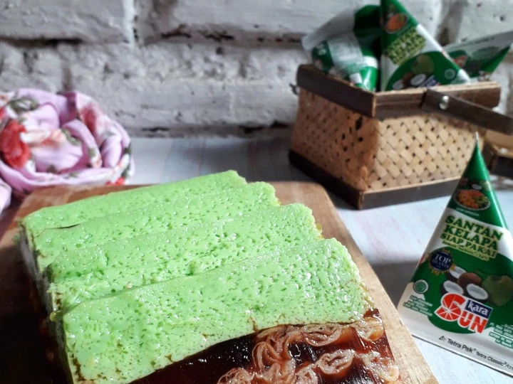 Cara Mudah Membuat Resep Bingka Kayapu Lapis Puding yang Lezat Sekali Anti Ribet, Mantap Sekali