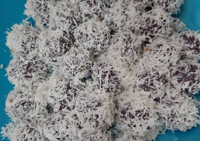 Klepon ubi ungu