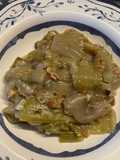 Tallos de acelgas en salsa de almendras !!!!