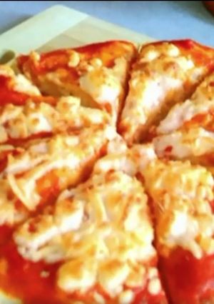 صورة لوصفة Cheese pizza- بيتزا الجبنة