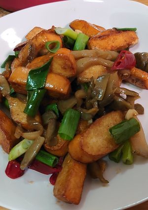 五香豆干炒榨菜 的食譜成品照片
