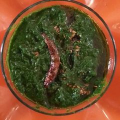 A picture of #Bathua ki bhujiya #Leafygreens.