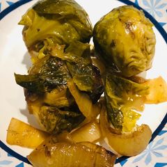 Crockpot Brussel Sprouts A picture of Crockpot Brussel Sprouts.