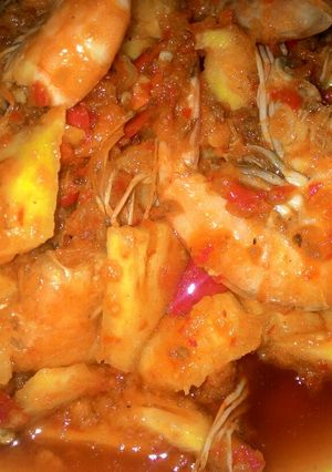 Foto resep Udang nanas sambalado