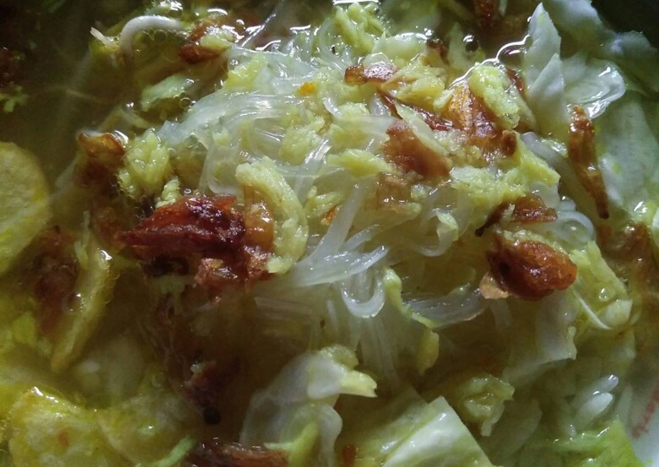 Soto bumbu kuning sederhana
