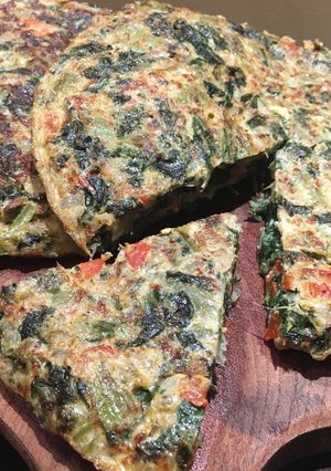 Una foto de Tortilla de acelga Fácil