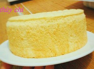 Hình của món Bánh gato Hong Kong làm bằng nồi cơm điện (khuôn 16cm).