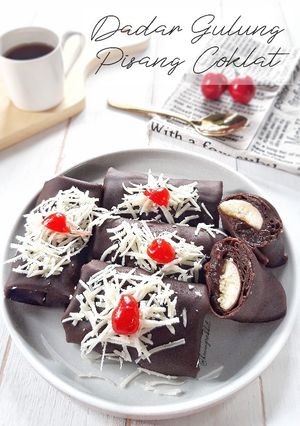 Foto resep (1.22) Dadar Gulung Pisang Coklat