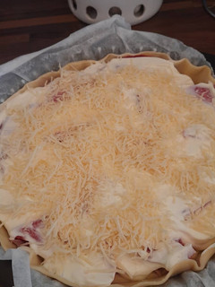 Une photo de Tarte tomates et thon