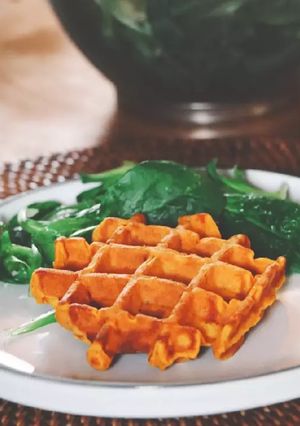 Une photo de Gaufres carottes pomme de terre