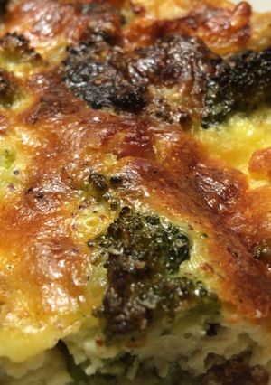 Une photo de Quiche brocolis et lardons