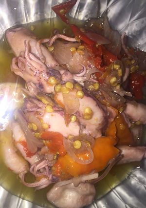 Foto resep Cumi asin tumis pedas