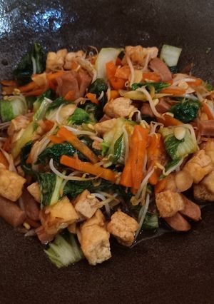 Foto resep Oseng sayur sosis