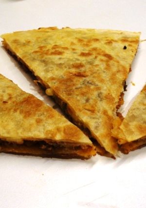 A picture of Beef Quesadillas.