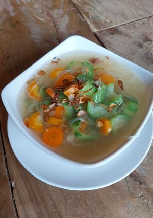 Foto resep Sayur bening oyong bihun