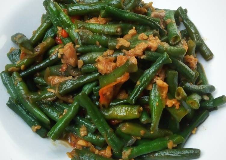 Oseng kacang panjang tempe bongkrek_5