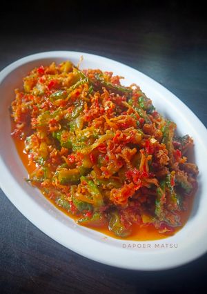 Foto resep 390. Sambel Pare Teri Medan