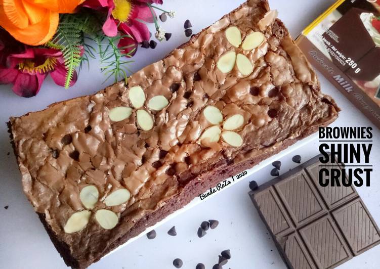 Langkah Mudah untuk Menyiapkan Brownies Shiny Crust, Bikin Ngiler
