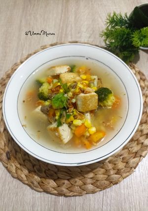 Foto resep Sop Tahu Jagung