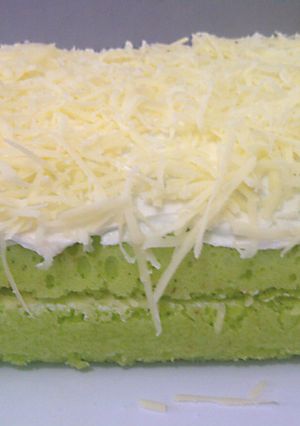 Foto resep Brownies Pandan Keju