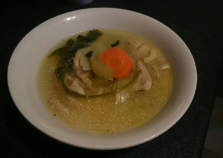 Monday Fresh Chicken and Celery Soup
