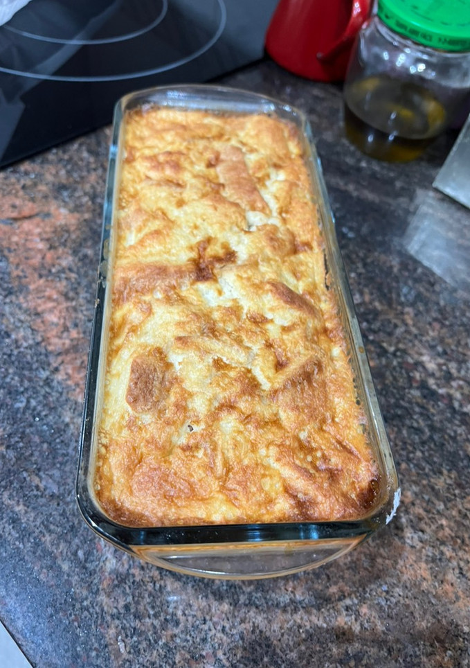 Una foto de Pudding o budding de plátano
