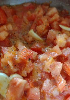 Una foto de Salsa de tomate natural