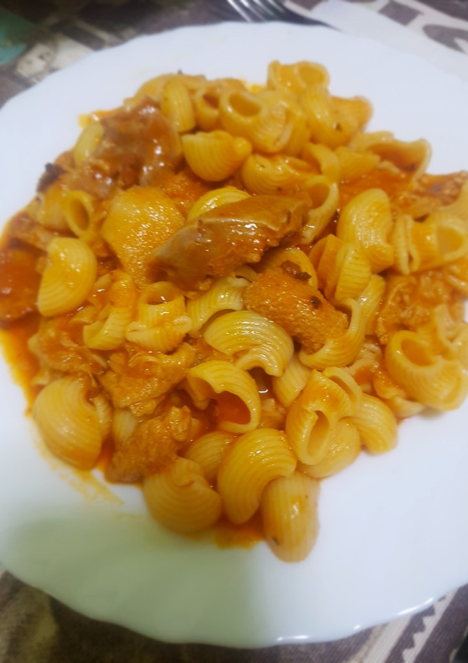 Una foto de Callos con pasta