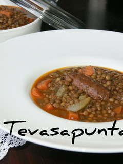 Una foto de Lentejas al curry rojo