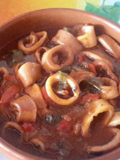 Una foto de Calamares a la Riojana