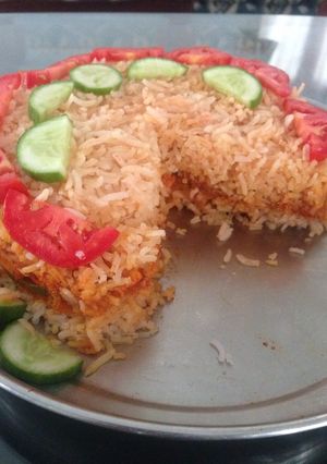 صورة لوصفة 🍚 أرز بصدر الدجاج 🍚