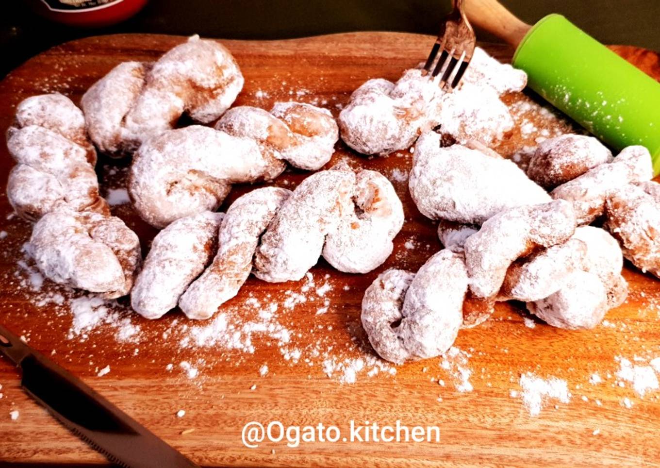 13. Donat kepang | Donat Korea Ala Ogato Kitchen