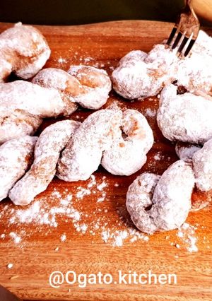 Foto resep 13. Donat kepang | Donat Korea Ala Ogato Kitchen