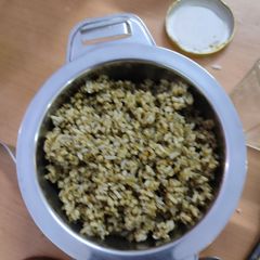 A picture of #cook pad india#Curry leaves rice go with cucumber raitha.