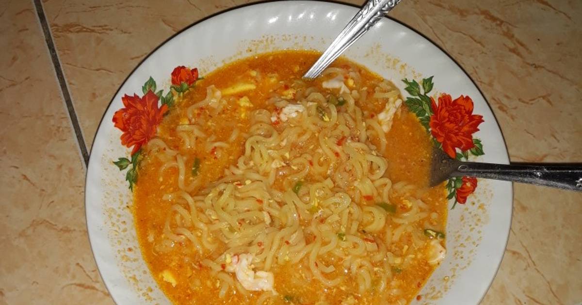 Resep Mie Kuah Kental Pedas Oleh Ade Sri Rahayu Cookpad