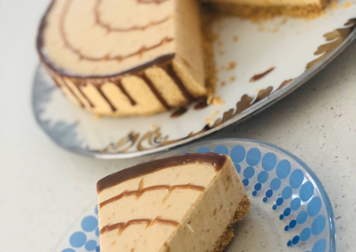 Caramel & Marshmallow Cheesecake 🍰