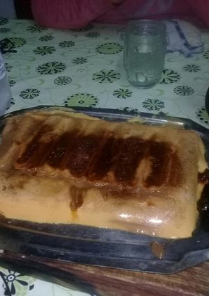 Una foto de Flan con vainilla