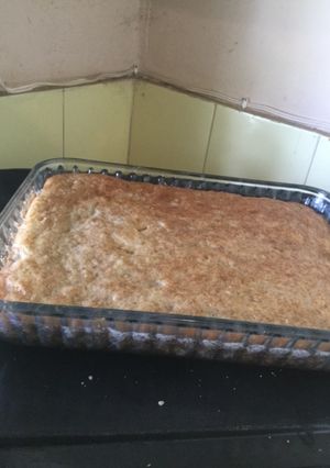 Una foto de Torta de banana casera