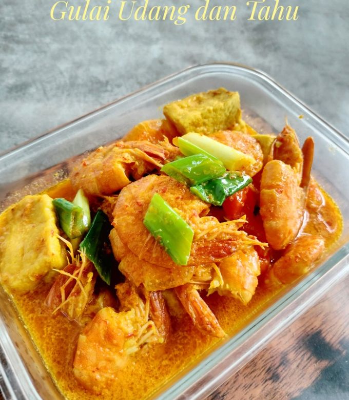 Foto resep Gulai Udang dan Tahu