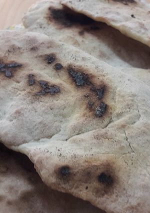 O poză a rețetei Pâine la tigaie.