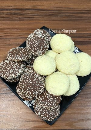 عکسی از دستور کلوچه کنجدی