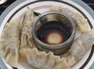 Una foto de Salsa para dumplings