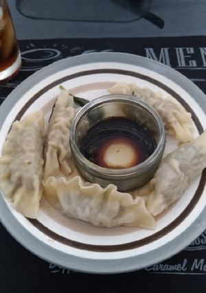 Una foto de Salsa para dumplings